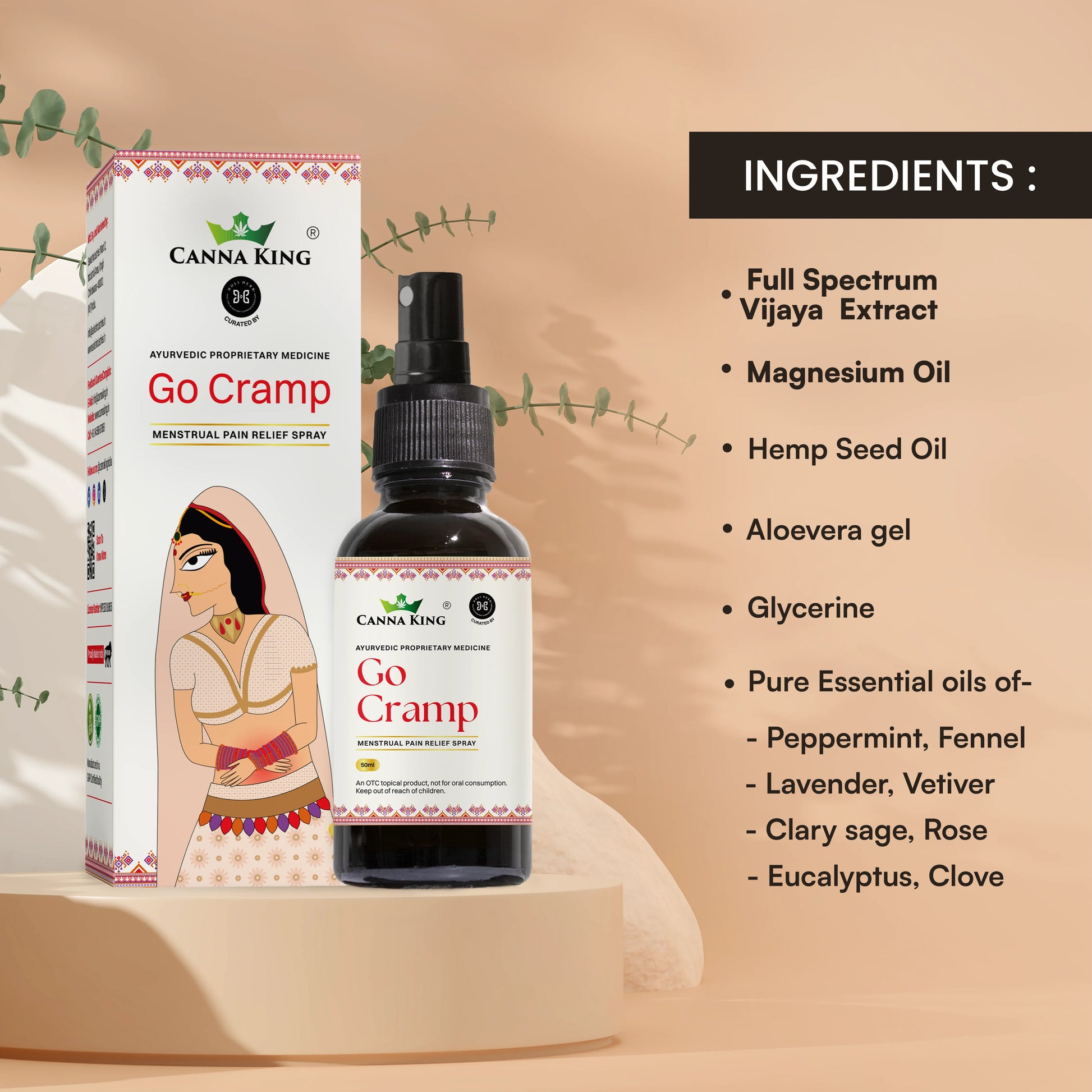 Go Cramp: Menstrual Pain Relief Spray